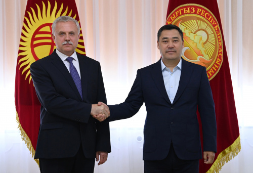 Президент Кыргызской Республики Садыр Жапаров встретился с  Генеральным секретарем  ОДКБ Станиславом Засем 
