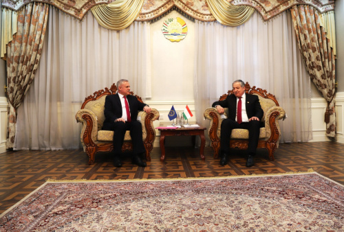 В Душанбе состоялась встреча Генерального секретаря ОДКБ с Министром иностранных дел Таджикистана Сироджиддином Мухриддином