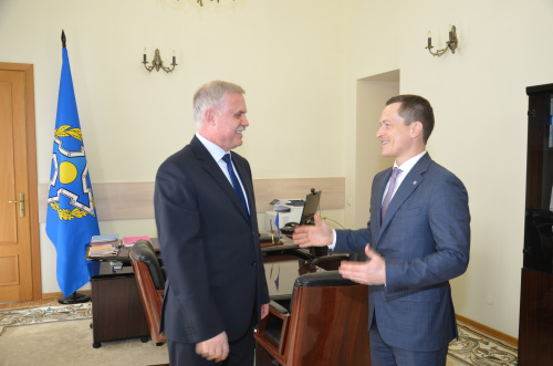 Генеральный секретарь ОДКБ встретился с Ответственным секретарем Парламентской Ассамблеи ОДКБ Сергеем Поспеловым