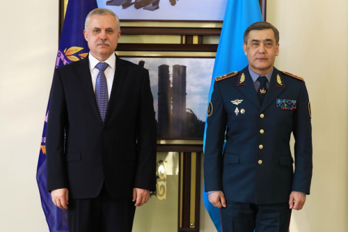 Генеральный секретарь ОДКБ Станислав Зась в Нур-Султане встретился с Министром обороны Казахстана Нурланом Ермекбаевым   