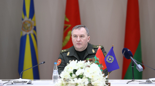 Министр обороны Республики Беларусь Виктор Хренин в Минске выступил на встрече начальников подразделений международного военного сотрудничества вооруженных сил государств - членов ОДКБ Министр обороны Республики Беларусь Виктор Хренин в Минске выступил на встрече начальников подразделений международного военного сотрудничества вооруженных сил государств - членов ОДКБ