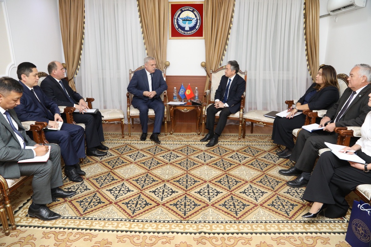В Бишкеке состоялась встреча Генерального секретаря ОДКБ с Министром иностранных дел Кыргызстана