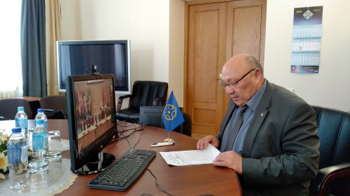 Заместитель Генерального секретаря ОДКБ Алымбай Султанов выступил по видеосвязи на Конференции ОБСЕ по обзору положения в области безопасности Заместитель Генерального секретаря ОДКБ Алымбай Султанов выступил по видеосвязи на Конференции ОБСЕ по обзору положения в области безопасности