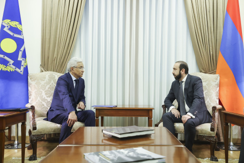 Генеральный секретарь ОДКБ встретился с Министром иностранных дел Армении