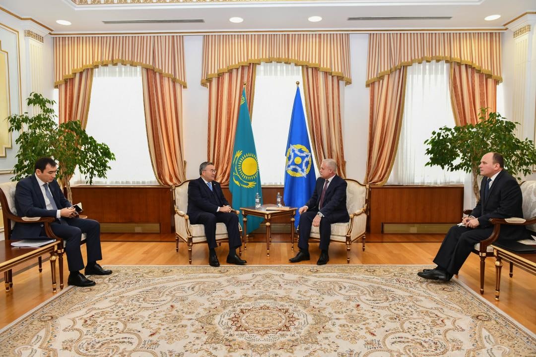 В Астане состоялись встречи Генерального секретаря ОДКБ с Министром иностранных дел и Секретарем Совета безопасности Республики Казахстан