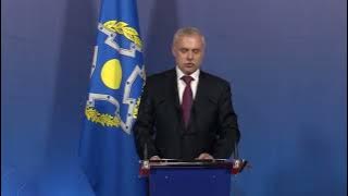 Генеральный секретарь ОДКБ Станислав Зась проинформировал СМИ об итогах сессии Совета коллективной безопасности ОДКБ, состоявшейся 23 ноября 2022 года в Ереване