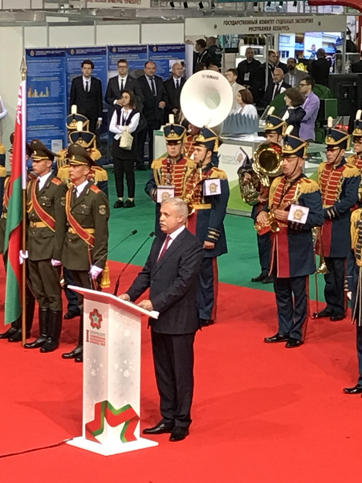 Генеральный секретарь ОДКБ Станислав Зась принял участие в церемонии открытия I Международной выставки индустрии безопасности "Национальная безопасность. Беларусь-2022"