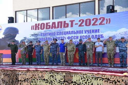 В Кыргызстане, на полигоне «Эдельвейс» проведено тактико-специальное учение сил спецназначения КСОР ОДКБ «Кобальт-2022»