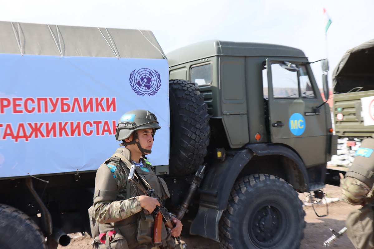 Коллективные миротворческие силы ОДКБ осуществили доставку гуманитарных грузов для населения