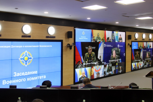 Начальники генеральных штабов на заседании Военного комитета ОДКБ в режиме видеоконференцсвязи  обсудили вызовы и угрозы военной безопасности в Кавказском, Восточно-Европейском и Центрально-Азиатском регионах коллективной безопасности ОДКБ