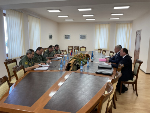 Генеральный секретарь ОДКБ Станислав Зась, находящийся в Армении во главе Миссии ОДКБ, встретился с Начальником Генерального штаба Вооруженных Сил Республики Армения Генеральный секретарь ОДКБ Станислав Зась, находящийся в Армении во главе Миссии ОДКБ, встретился с Начальником Генерального штаба Вооруженных Сил Республики Армения