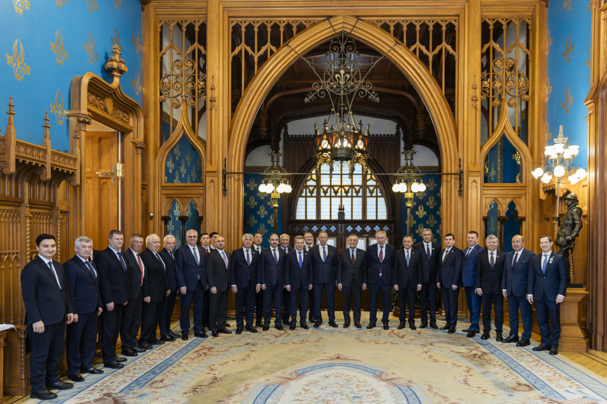 Генеральный секретарь ОДКБ Таалатбек Масадыков принял участие во встрече Министра иностранных дел России Сергея Лаврова с парламентариями и послами государств-членов ОДКБ