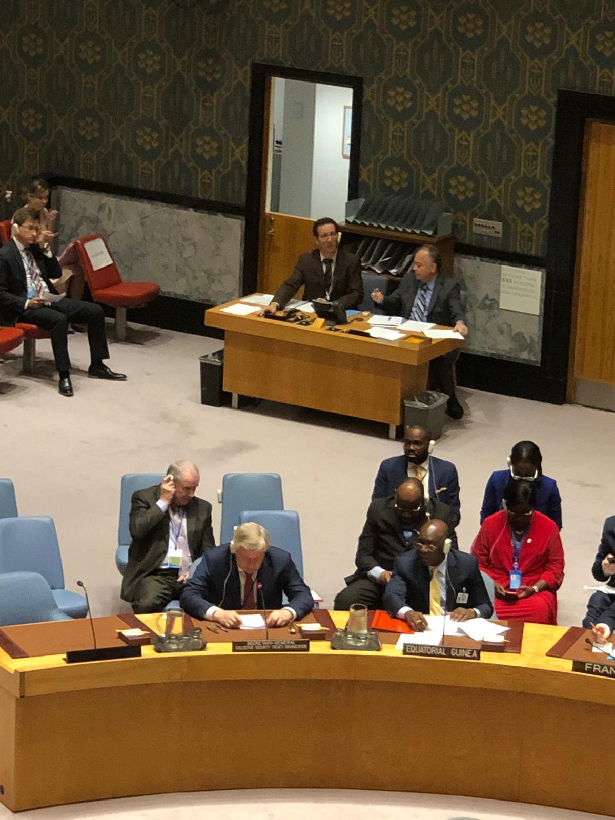 Выступление  Исполняющего обязанности Генерального секретаря ОДКБ  Валерия  Семерикова на заседании Совета Безопасности ООН 25 сентября  2019 года 