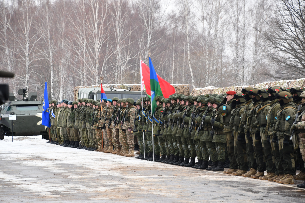 Контингенты коллективных миротворческих сил ОДКБ направлены в Республику Казахстан