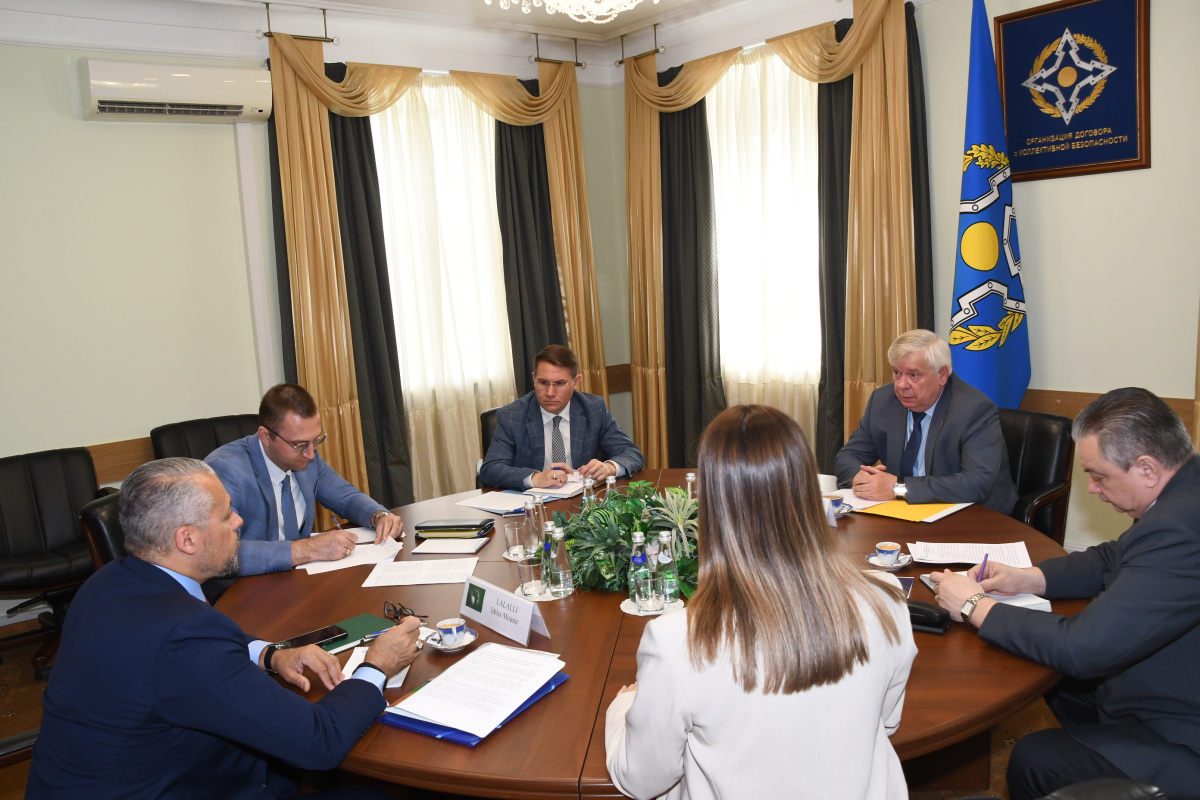 Состоялась встреча заместителя Генерального секретаря ОДКБ с директором Контртеррористического центра Африканского союза