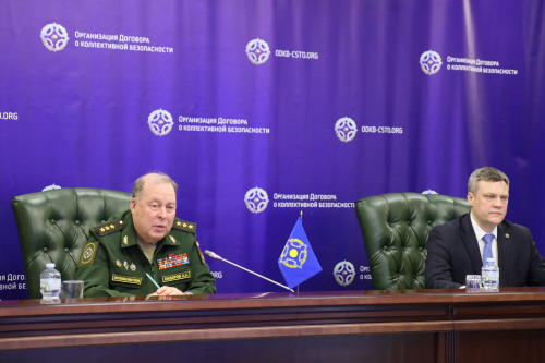 Начальник Объединённого штаба ОДКБ Анатолий Сидоров на пресс-конференции подвел итоги совместной подготовки органов управления и формирований сил и средств системы коллективной безопасности ОДКБ за 2022 год и проинформировал о задачах на 2023 год
