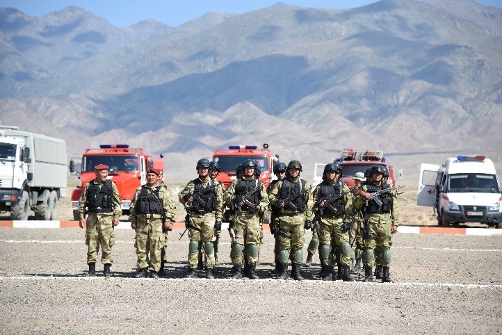 В Кыргызстане началось международное антинаркотическое учение ОДКБ – «Гром-2019». В открытие принял участие Исполняющий обязанности Генерального секретаря ОДКБ Валерий Семериков