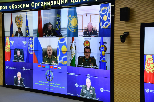 Совет министров обороны ОДКБ обсудил обстановку в зоне ответственности Организации и консолидацию усилий в области военной безопасности