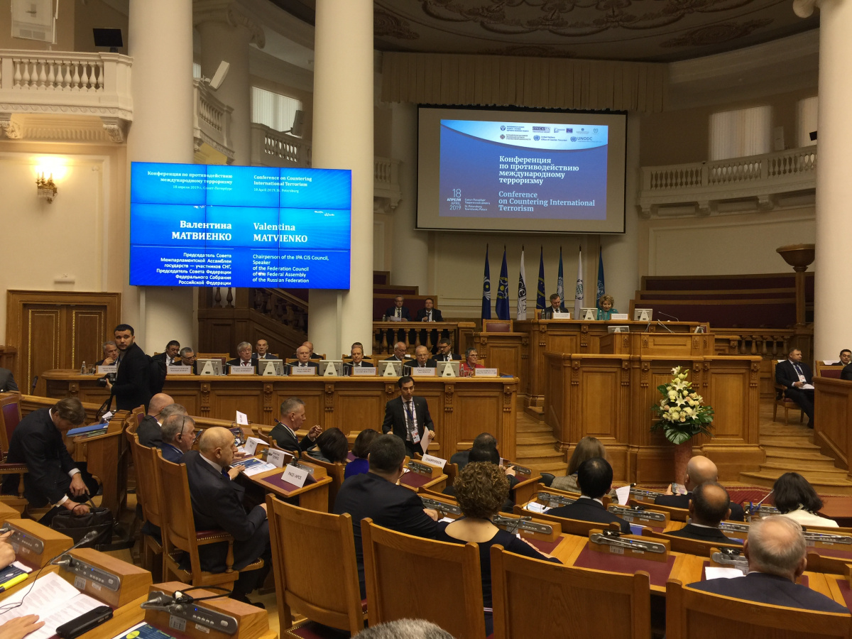 Исполняющий обязанности Генерального секретаря ОДКБ Валерий Семериков выступил на межпарламентской Конференции по противодействию международному терроризму в Санкт-Петербурге