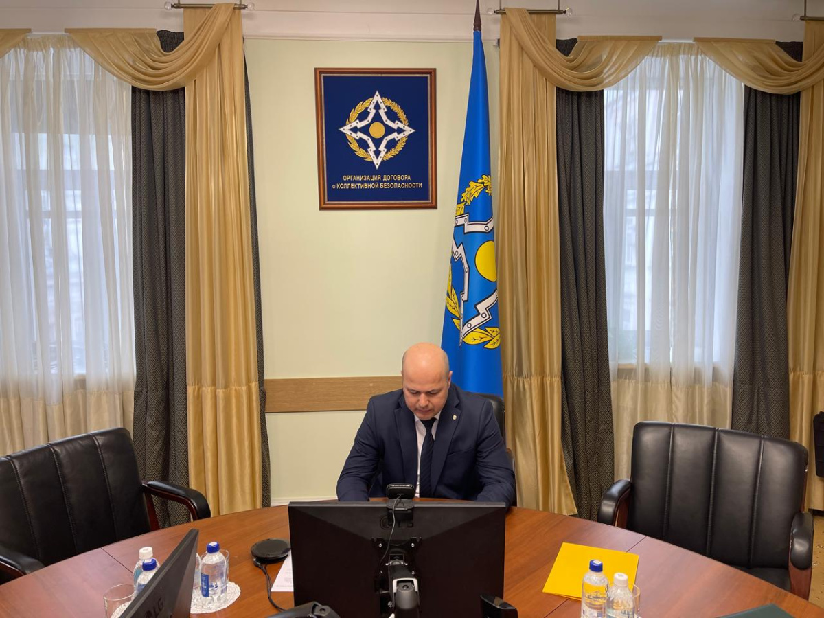 Начальник Управления противодействия вызовам и угрозам Секретариата ОДКБ принял участие в организованном на полях ОБСЕ специальном мероприятии