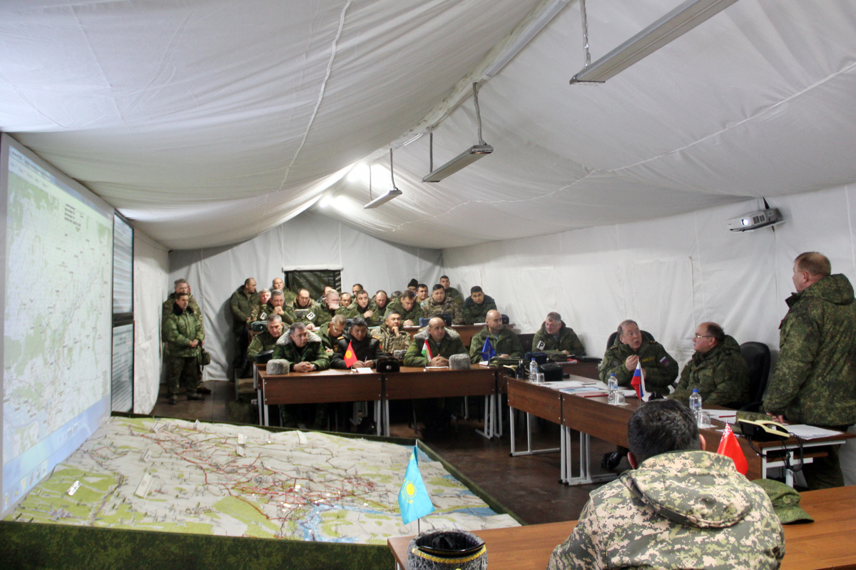 Участникам учения с Миротворческими силами ОДКБ «Нерушимое братство-2021» необходимо оборудовать 48 наблюдательных постов и 19 контрольно-пропускных пунктов