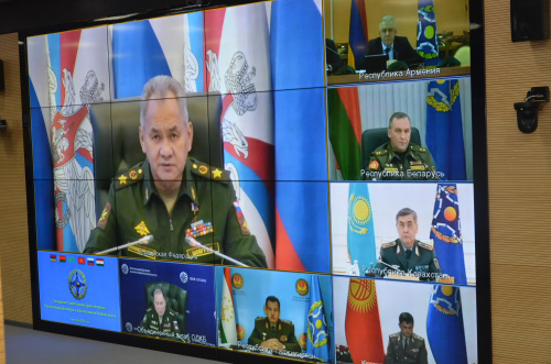 Совет министров обороны ОДКБ обсудил военно-политическую обстановку на границах Организации, а также предложения по совместному противодействию вызовам и угрозам коллективной безопасности военного характера
