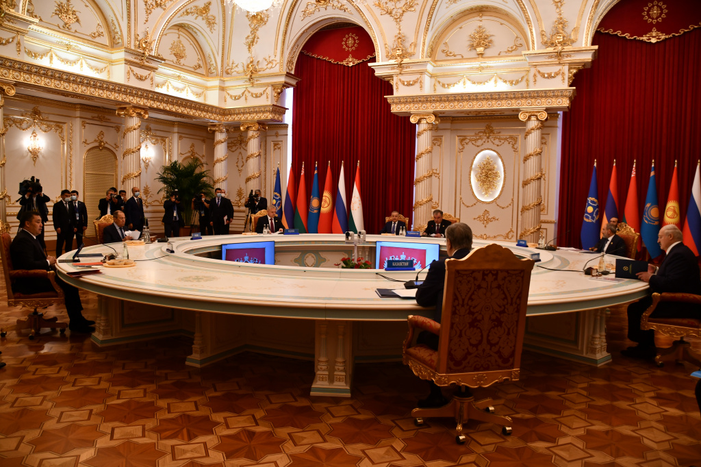 Совет коллективной безопасности 16 сентября 2021 года в Душанбе обсудил проблемы международной и региональной безопасности и их влияние на безопасность государств – членов ОДКБ