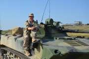 Представительница российской 31-й одшбр на БМД-2