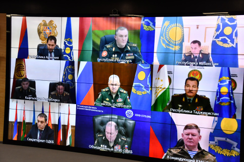 Состоялоcь внеочередное заседание Совета министров обороны ОДКБ 